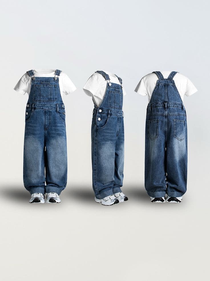 Doodle Pocket Dungarees