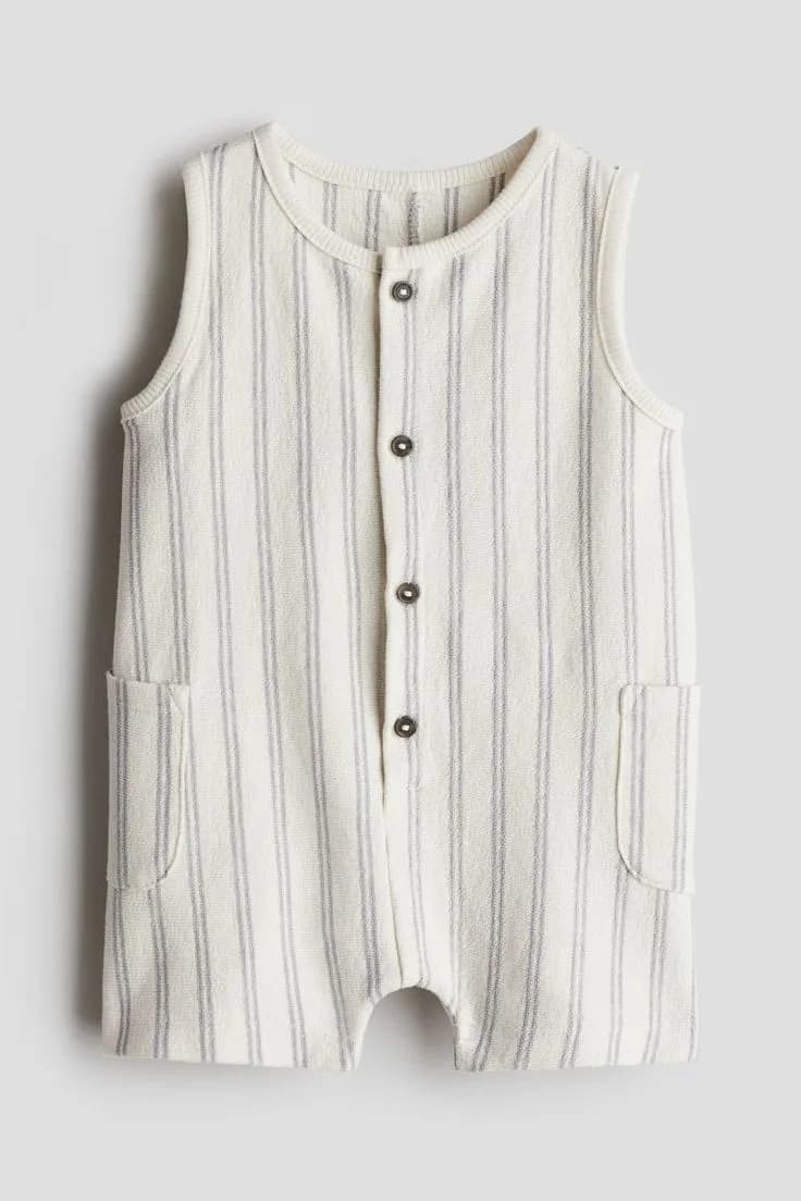 Markdown Cotton Romper